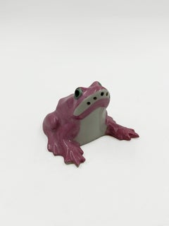 Theodore Haviland for Sandoz – Porcelain Salt Shaker in the Shape of a Frog, Fra