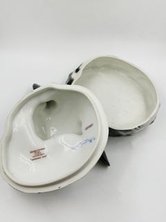 Théodore Haviland Limoges "Bombones Saint" Boîte en porcelaine d'après Sandoz, France, C.C.