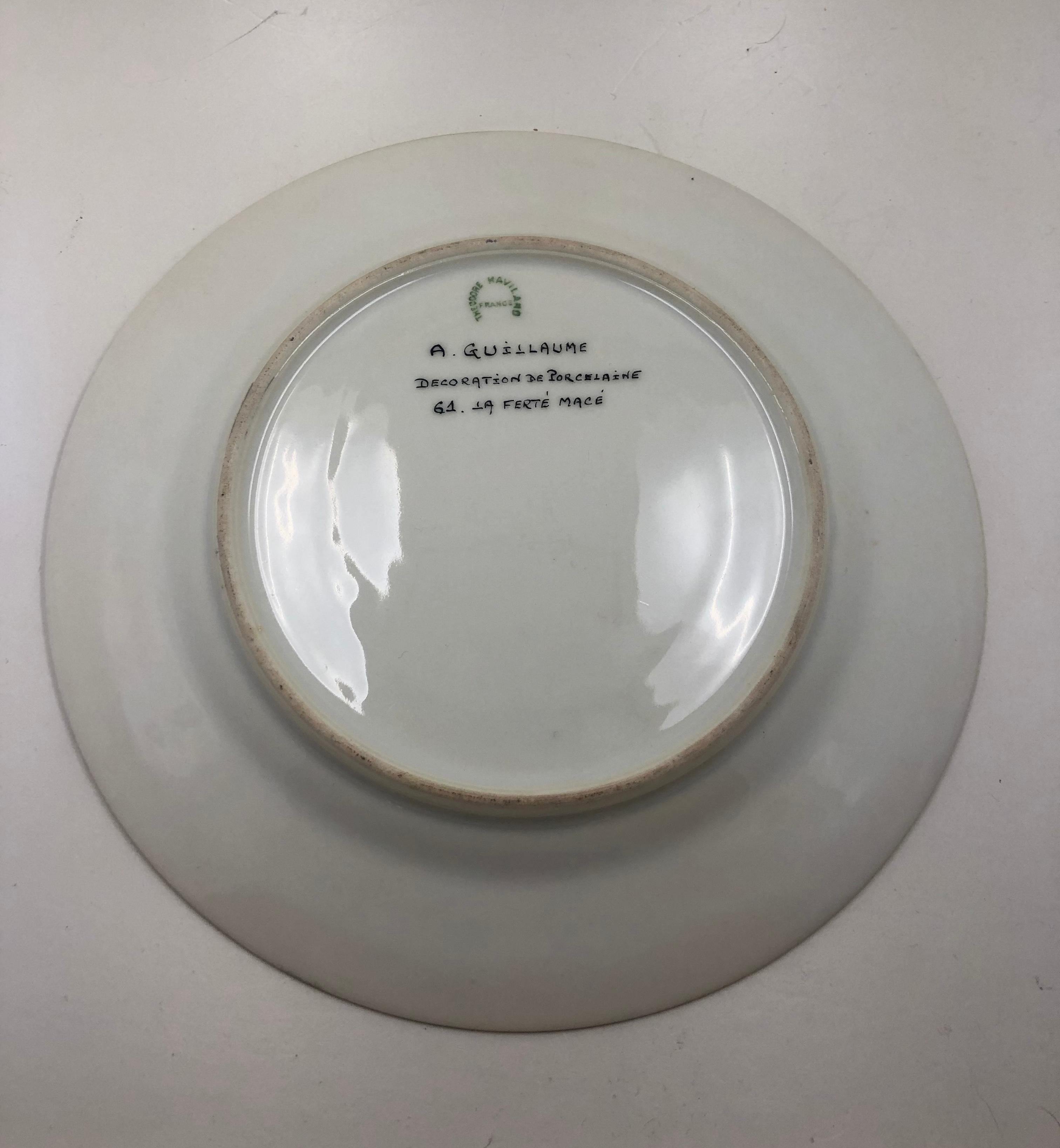 Industrial Theodore Haviland, Limoges Sample Plate, Early 20th Century For Sale