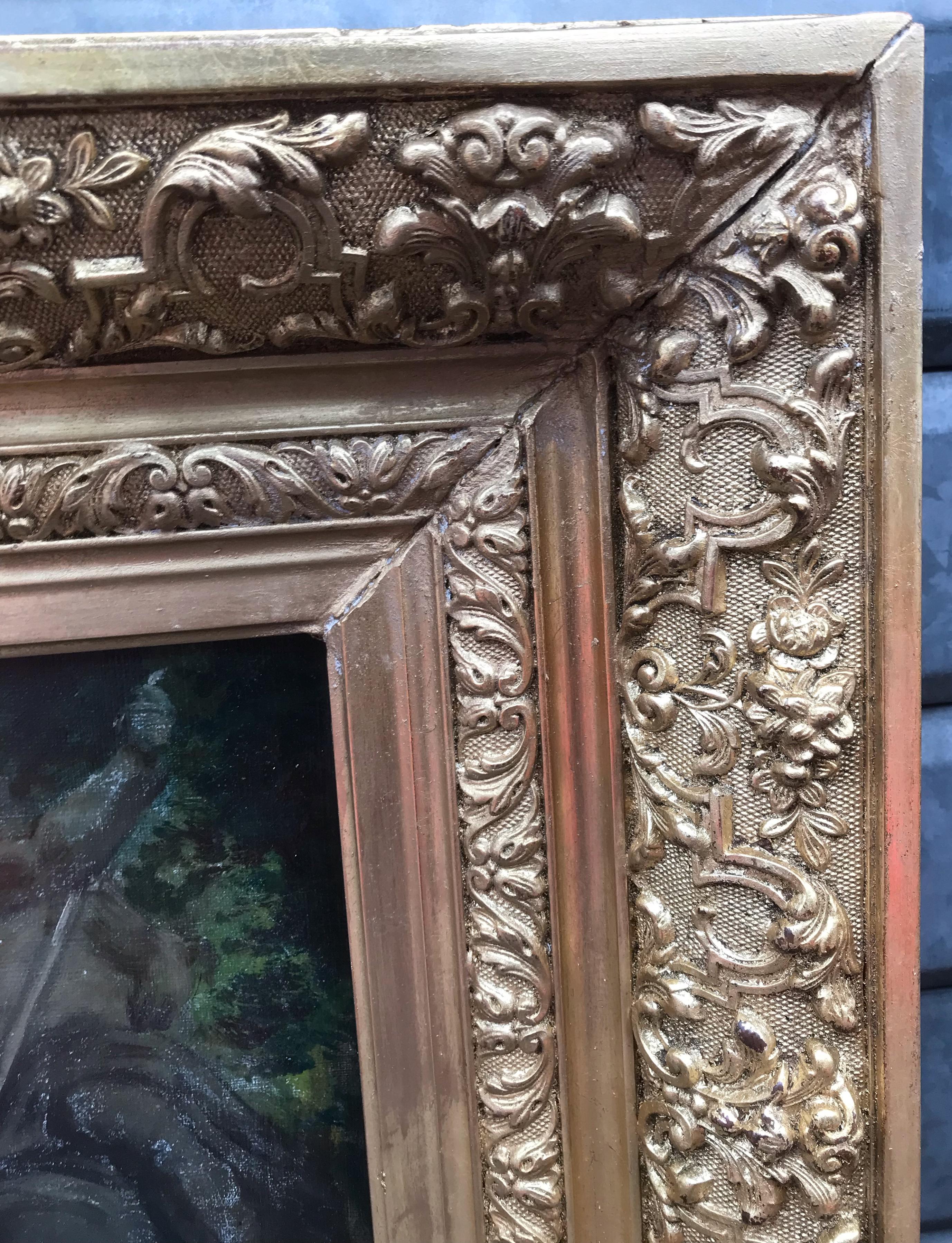 Gentry People in The Park in 18th century (La noblesse dans le parc au 18ème siècle) en vente 3