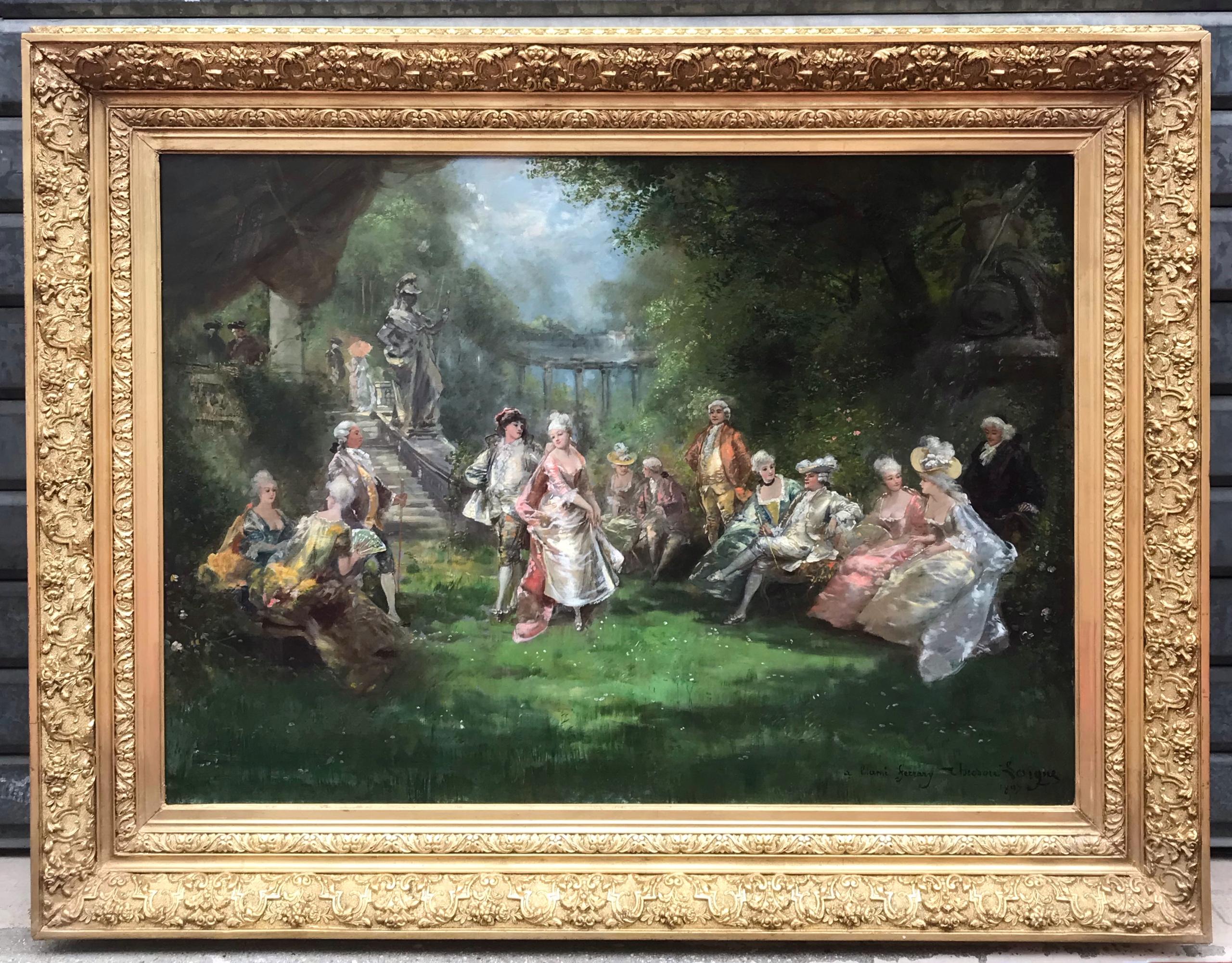 Gentry People in The Park in 18th century (La noblesse dans le parc au 18ème siècle)