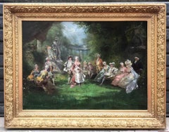 Theodore Levigne - Gentry People in The Park in 18th century Gentry People in The Park in 18th century