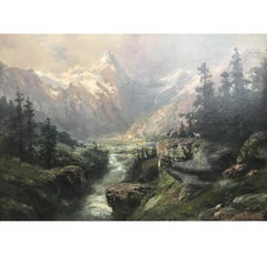Therodore Levigne - Berglandschaft