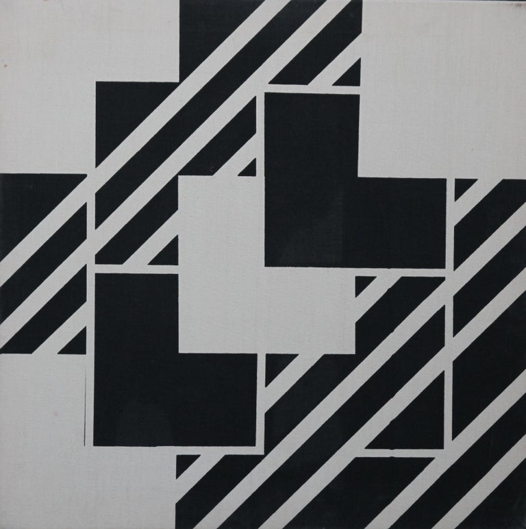 Theodore Mendez Conceptual Abstract Monochrome British 60 S
