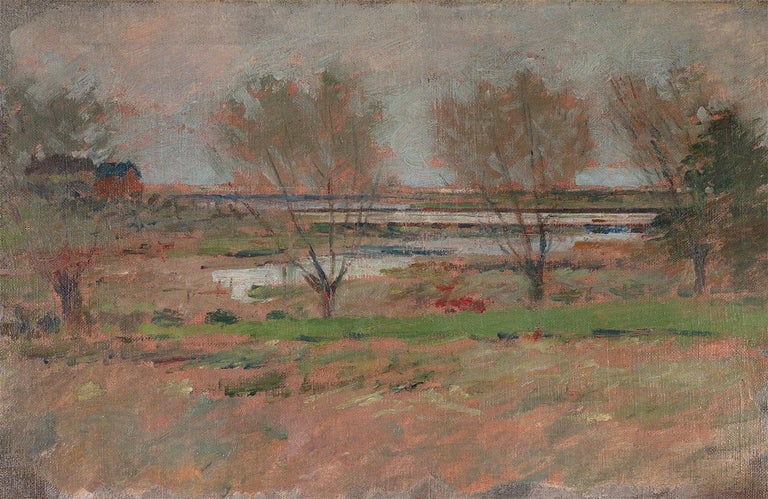 Theodore Robinson Landscape Painting - A French Landscape