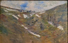"Jamaica, Vermont, Green Mountains," Theodore Robinson, American Impressionist