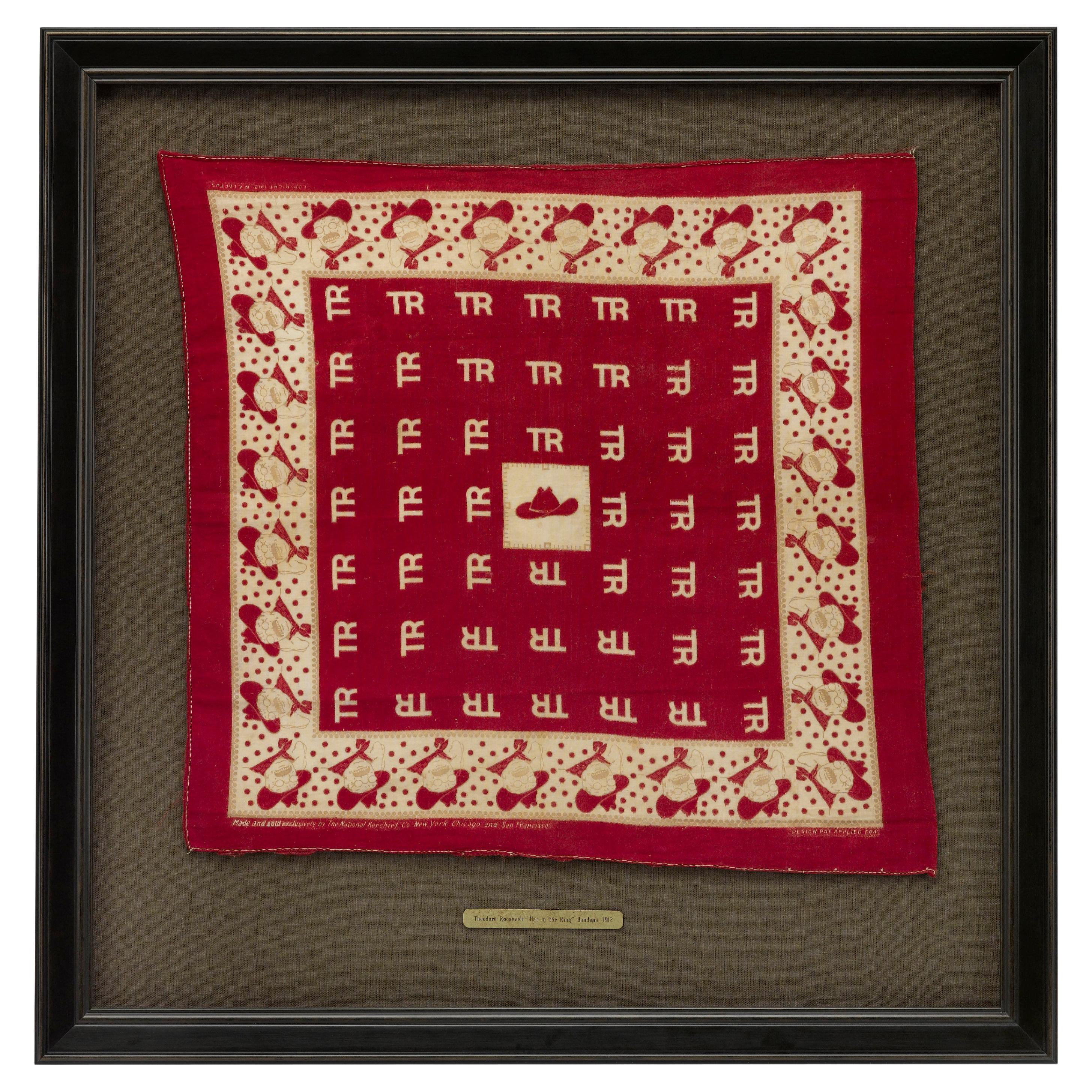 Bandana "Hat in the Ring" de Theodore Roosevelt, 1912