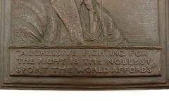 Theodore Roosevelt Plaque Portrait by James Earl Fraser, 1920