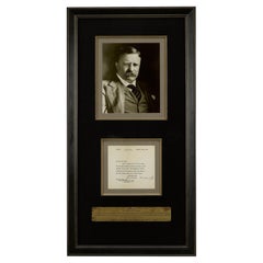 Theodore Roosevelt Signed Letter, 1915