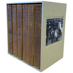 Theodore Roosevelt's The Winning of the West in 6-Volumes, 1905