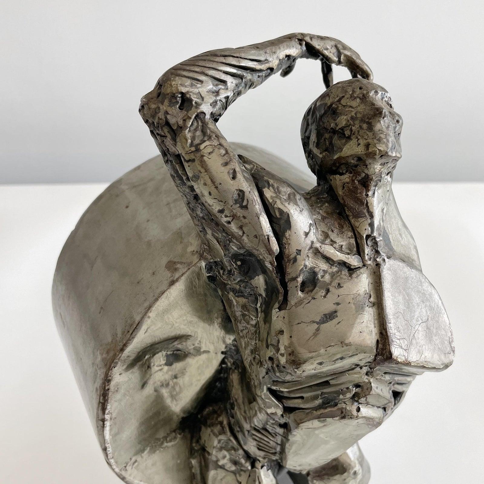 Theodor Theodore „“Ted“ Gall, figurale Stahlskulptur (20. Jahrhundert) im Angebot