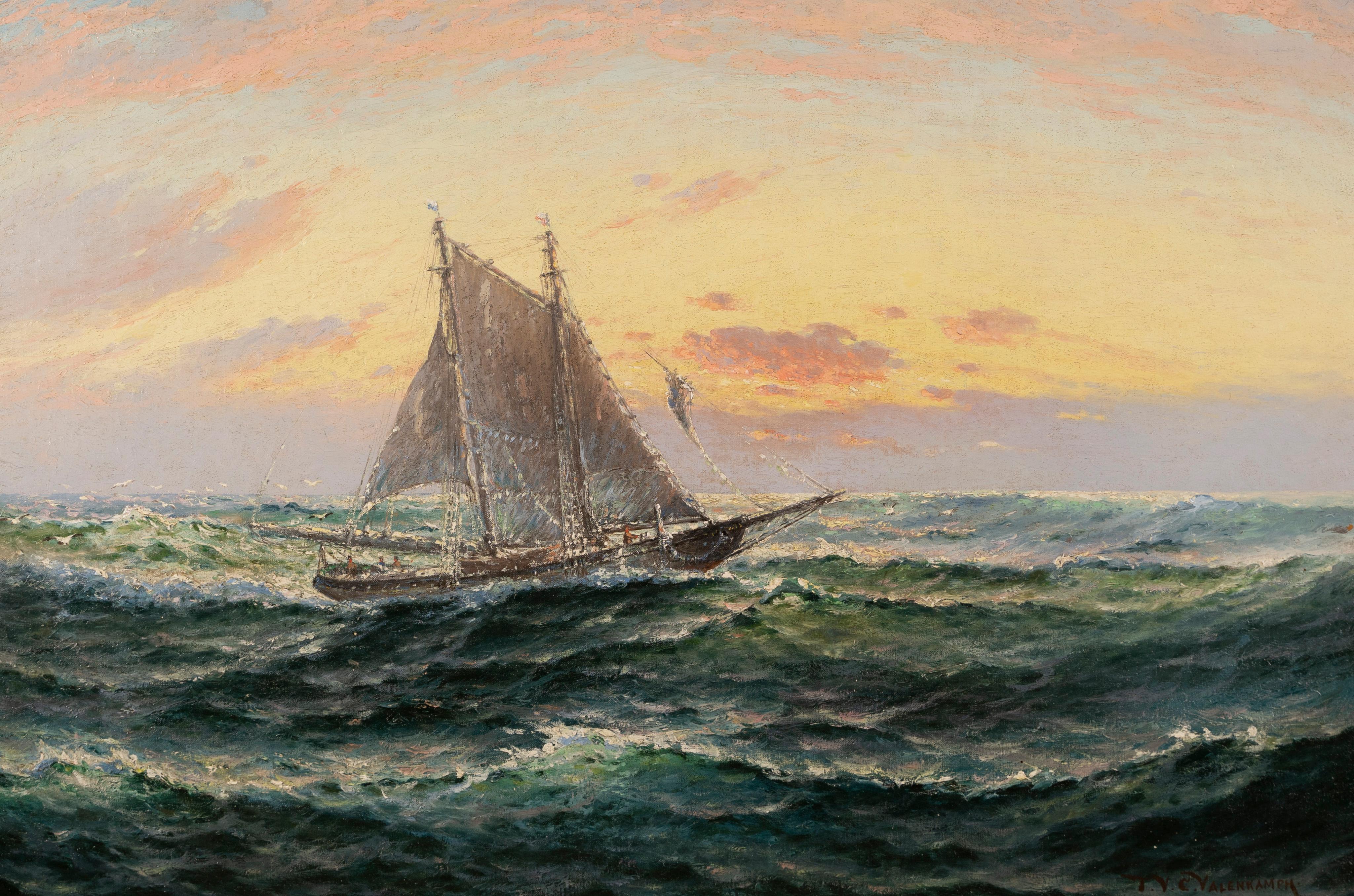 antique nautical paintings