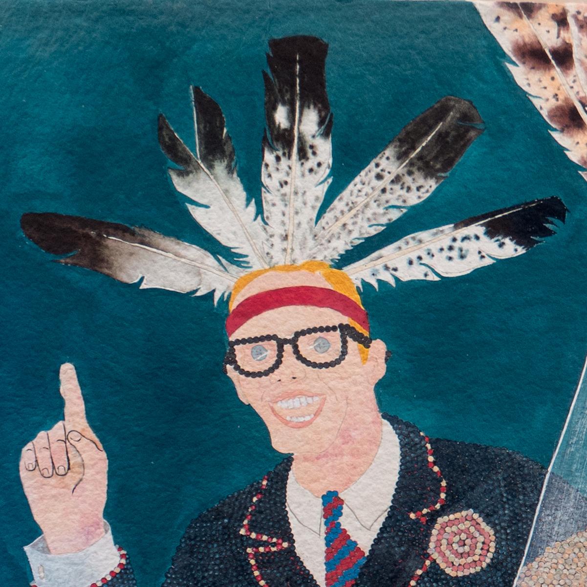 'Fancy Dancer and the Sunset Queen', Santa Barbara, UCSB, Apache, Laguna, LACMA For Sale 9