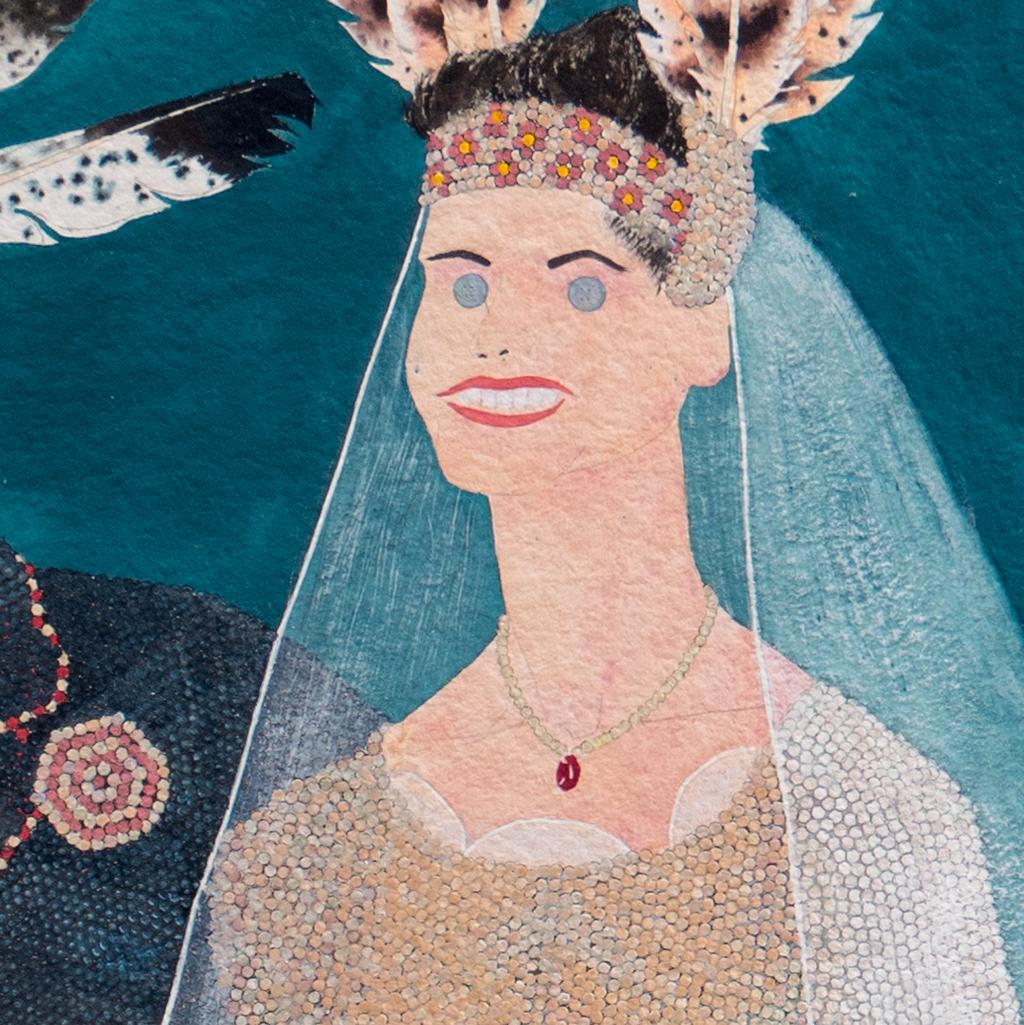 'Fancy Dancer and the Sunset Queen', Santa Barbara, UCSB, Apache, Laguna, LACMA For Sale 1