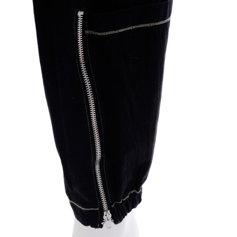 Theodore Vintage Avant Garde 2 pc Black Pants and Tank Top ...