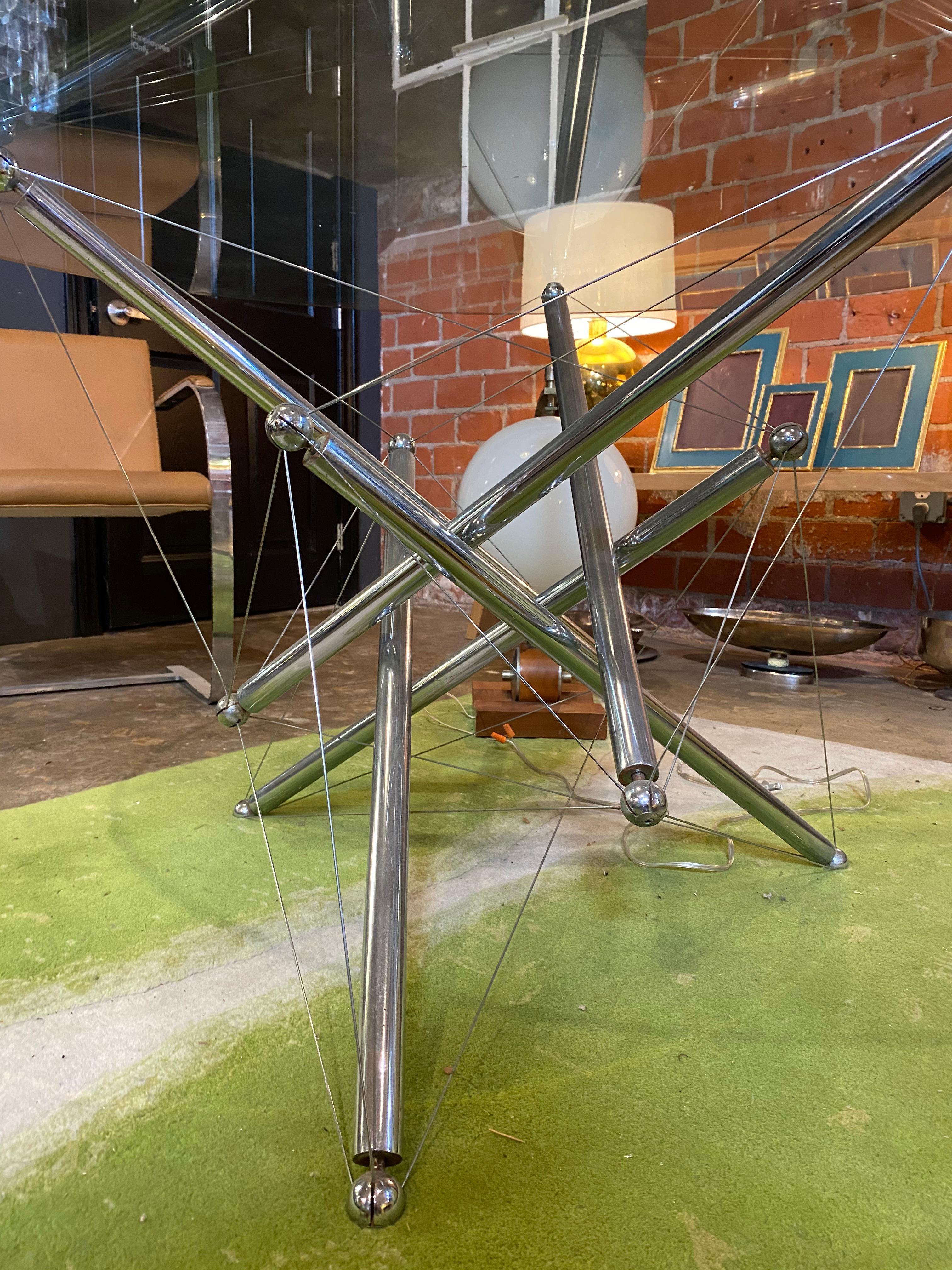 Mid-Century Modern Theodore Waddell 714 Dining Table Cassina, Italy, 1973
