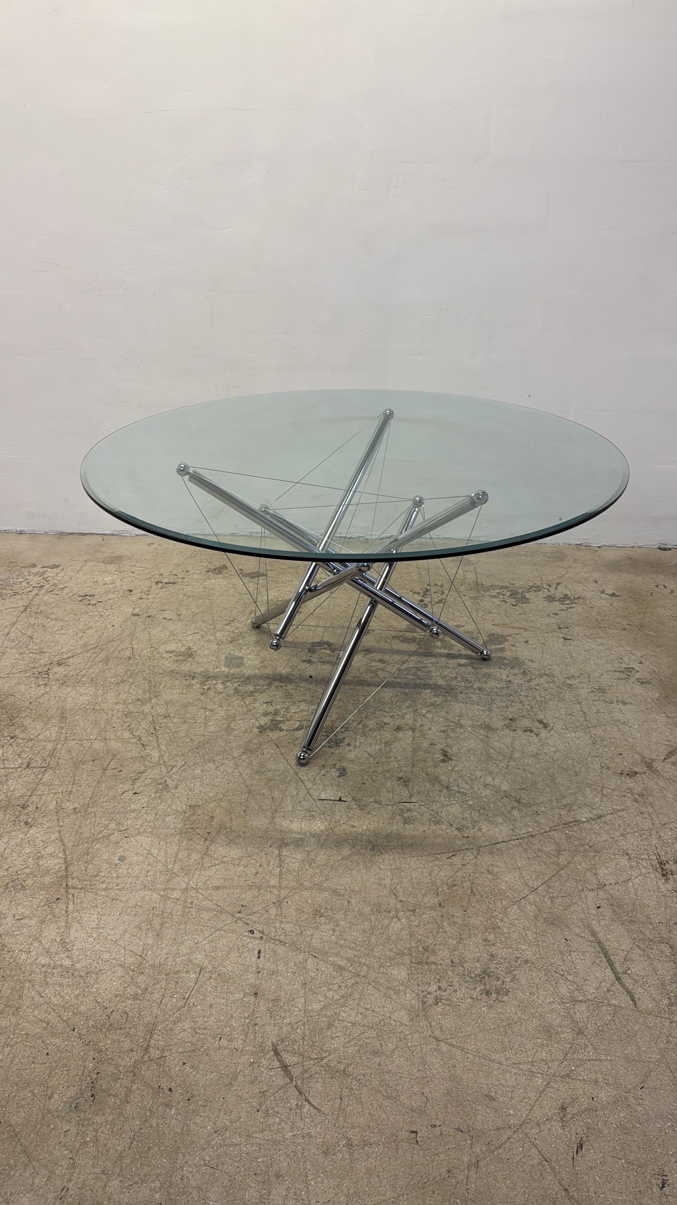 Theodore Waddell 714 Tensegrity Dining Table for Cassina For Sale 5