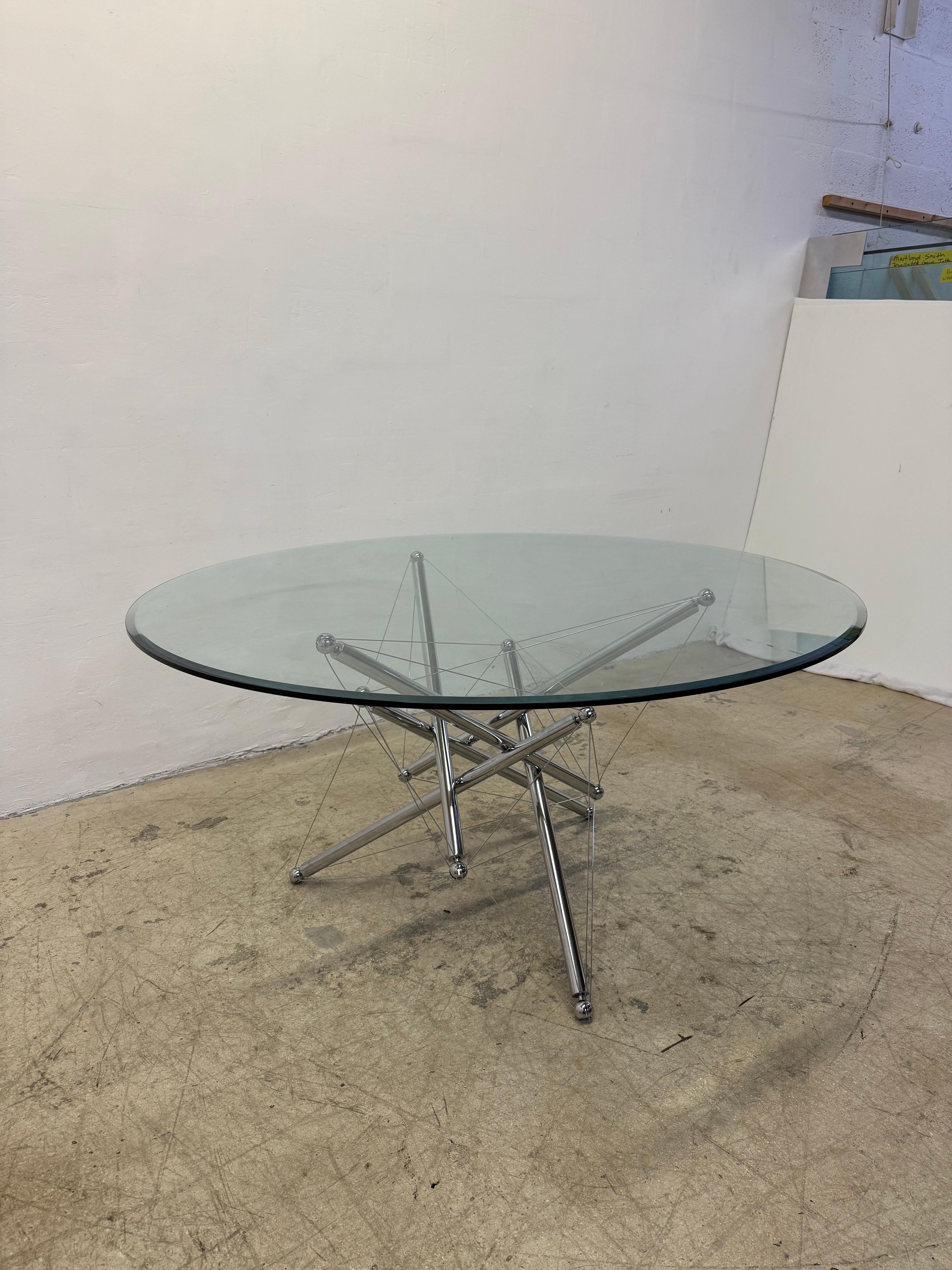 Theodore Waddell 714 Tensegrity Dining Table for Cassina In Good Condition For Sale In Miami, FL