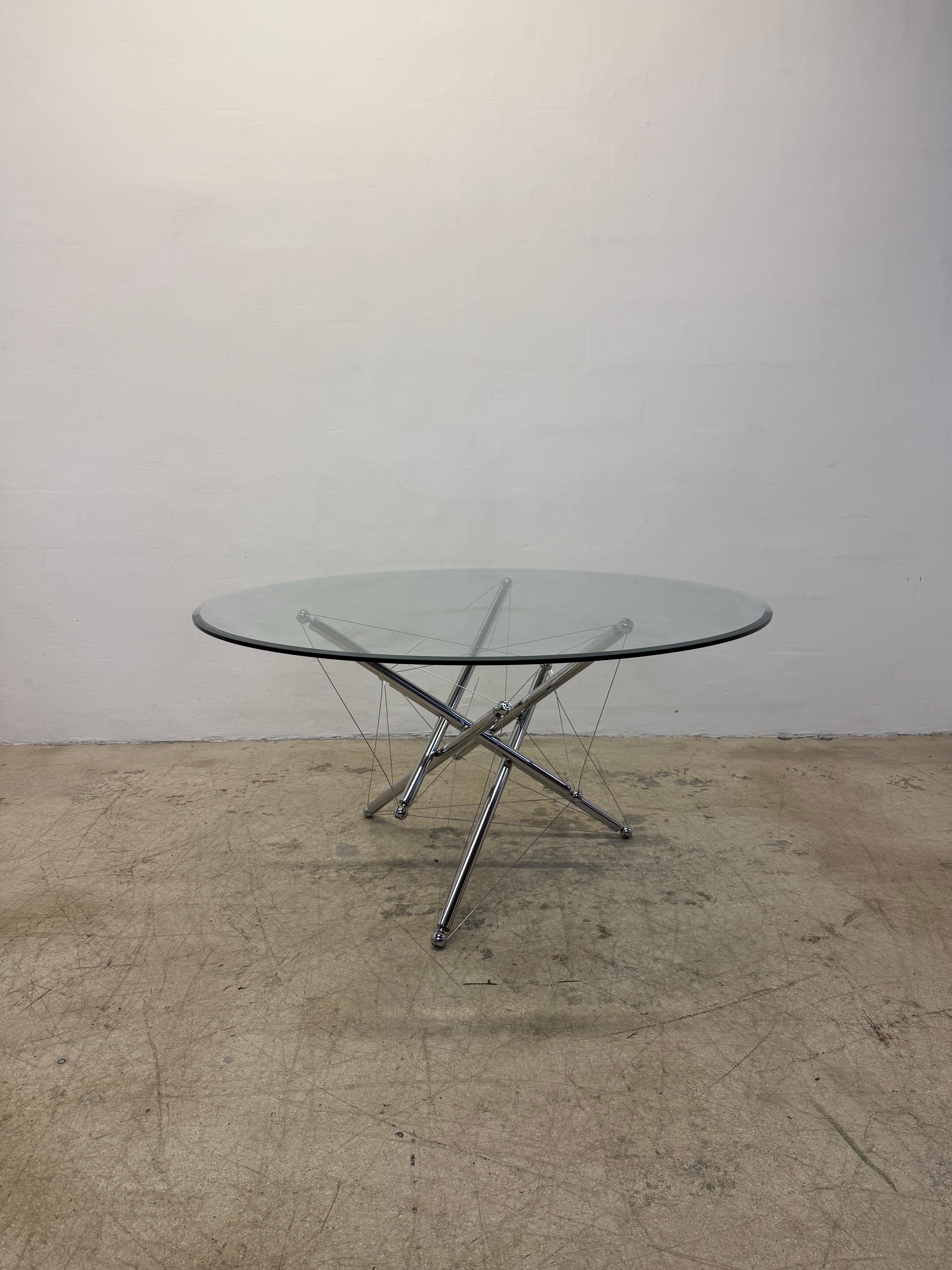 Theodore Waddell 714 Tensegrity Dining Table for Cassina For Sale 1