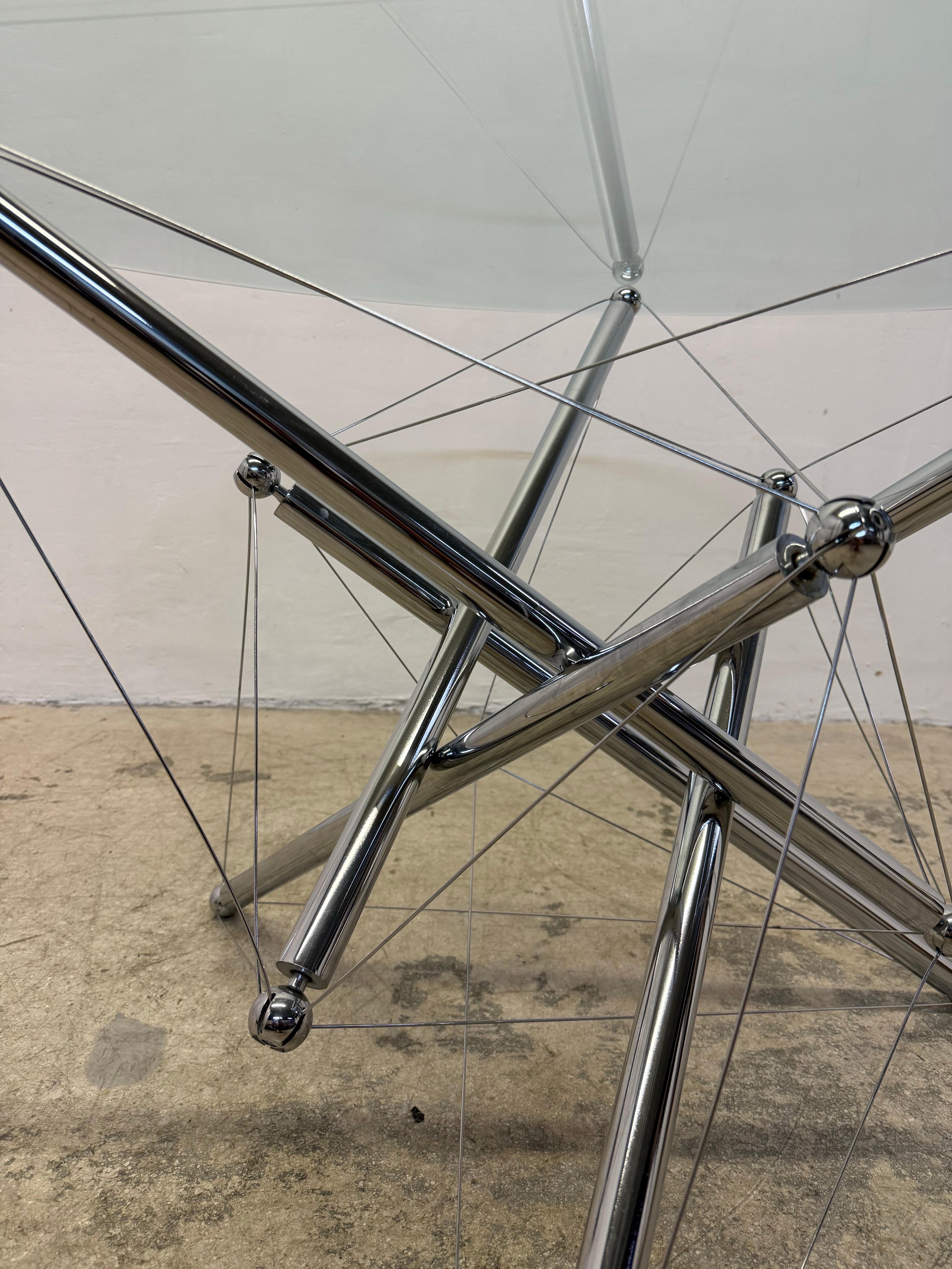 Theodore Waddell 714 Tensegrity Dining Table for Cassina For Sale 3