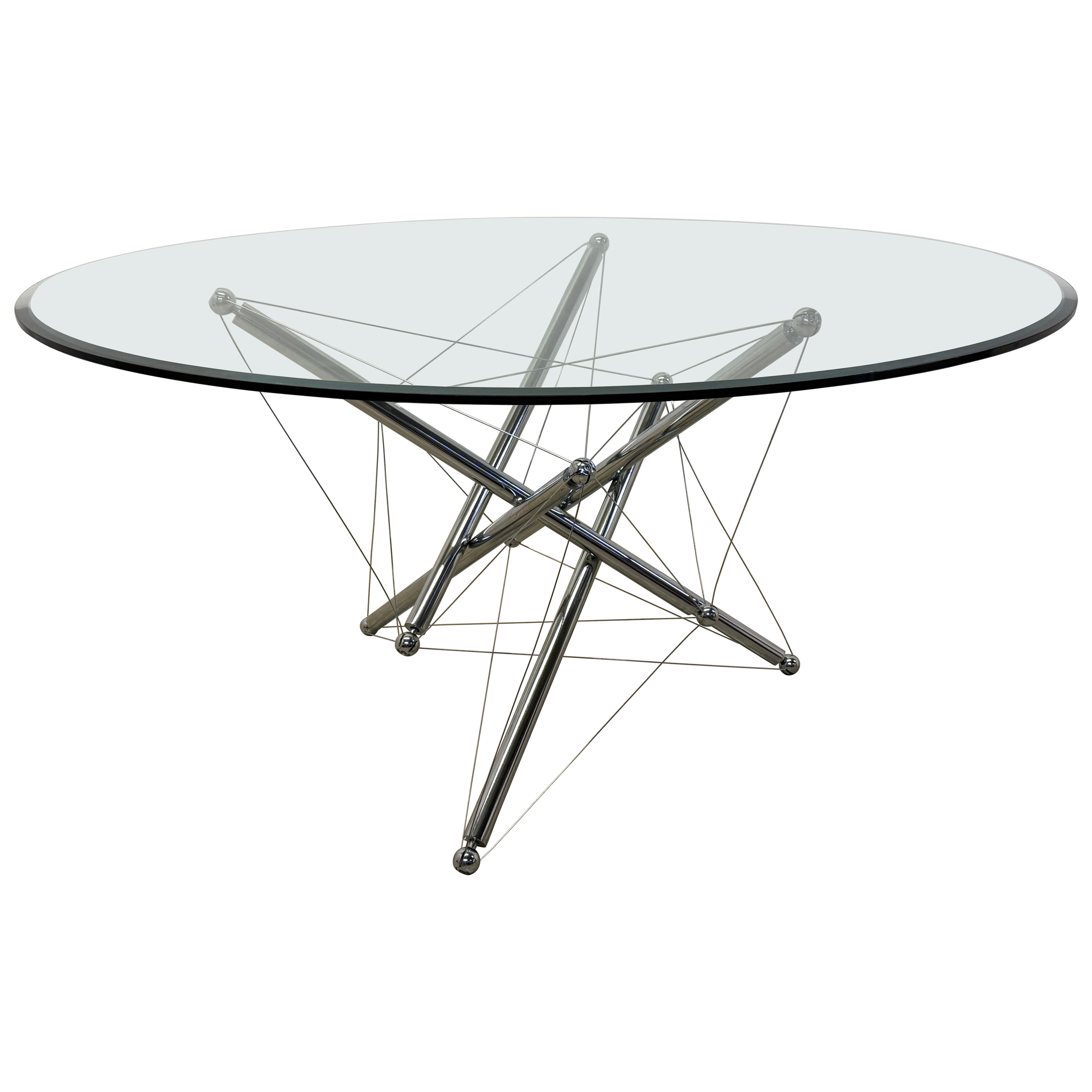 Theodore Waddell 714 Tensegrity Dining Table for Cassina For Sale