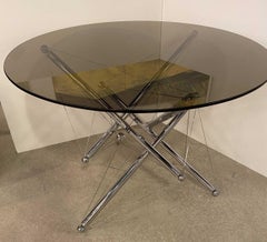 Theodore Waddell for Cassina Mid-Century Modern Chrome Tension Table