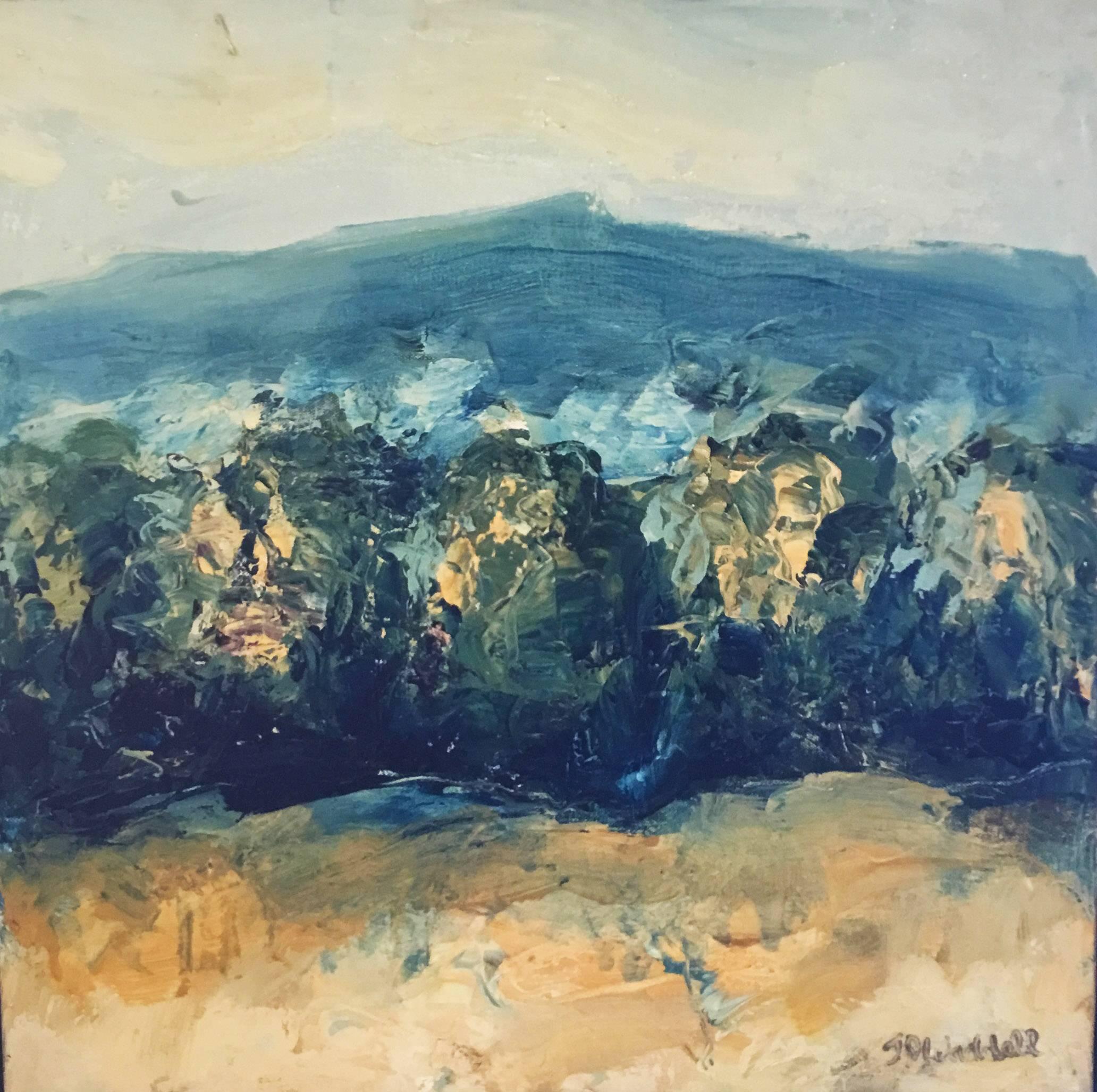 Theodore Waddell Landscape Painting - Cottonwood Falls
