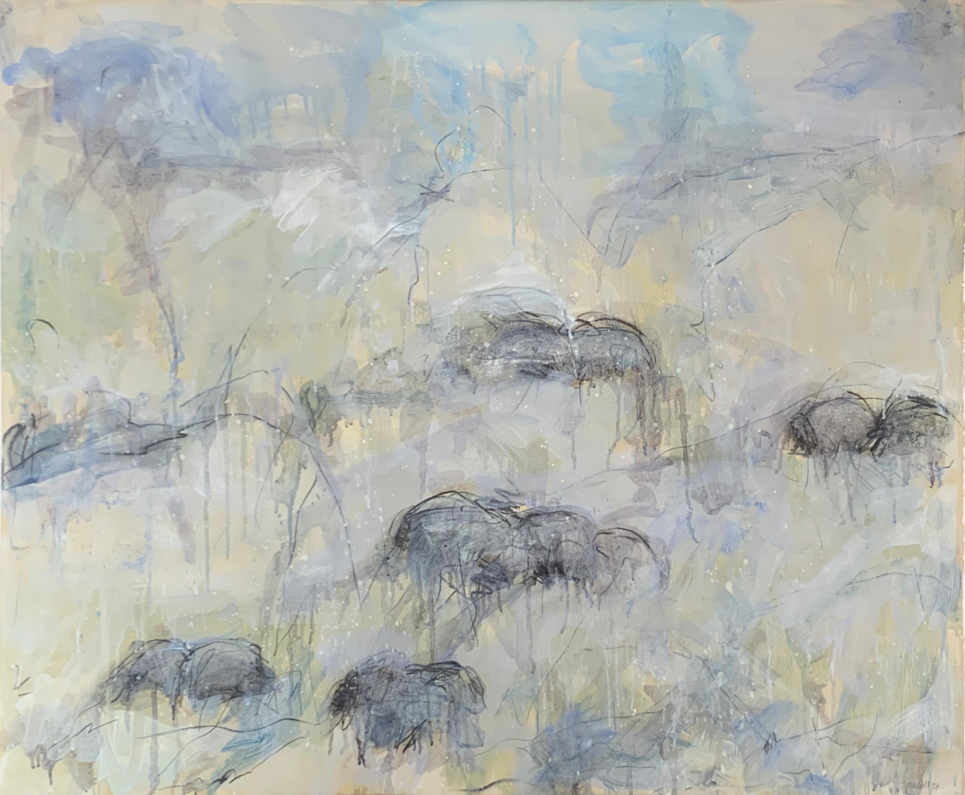 Theodore Waddell Abstract Painting - Galena Sheep Dr. #4