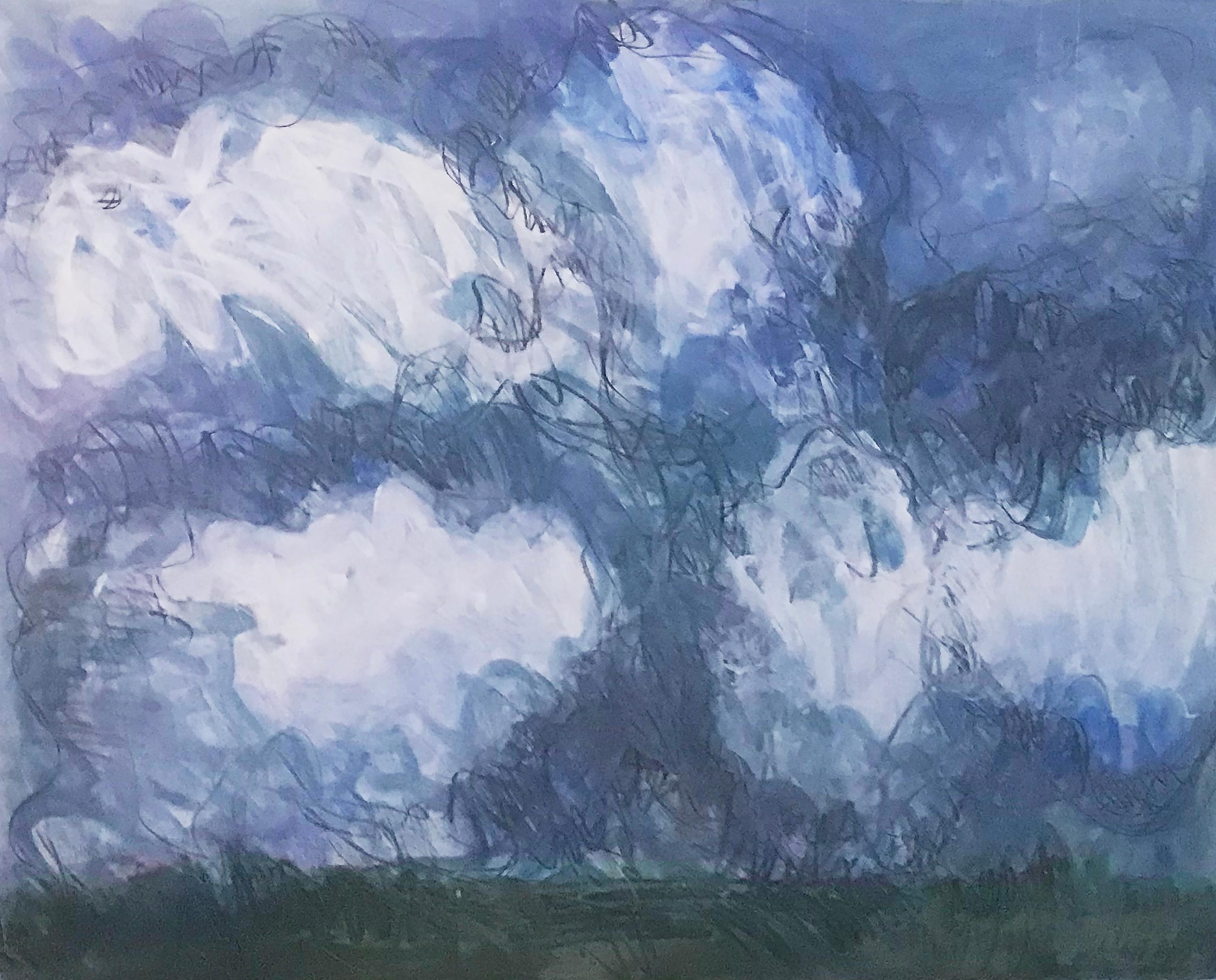 Theodore Waddell Abstract Painting - Landscape Cloud Dr. 044