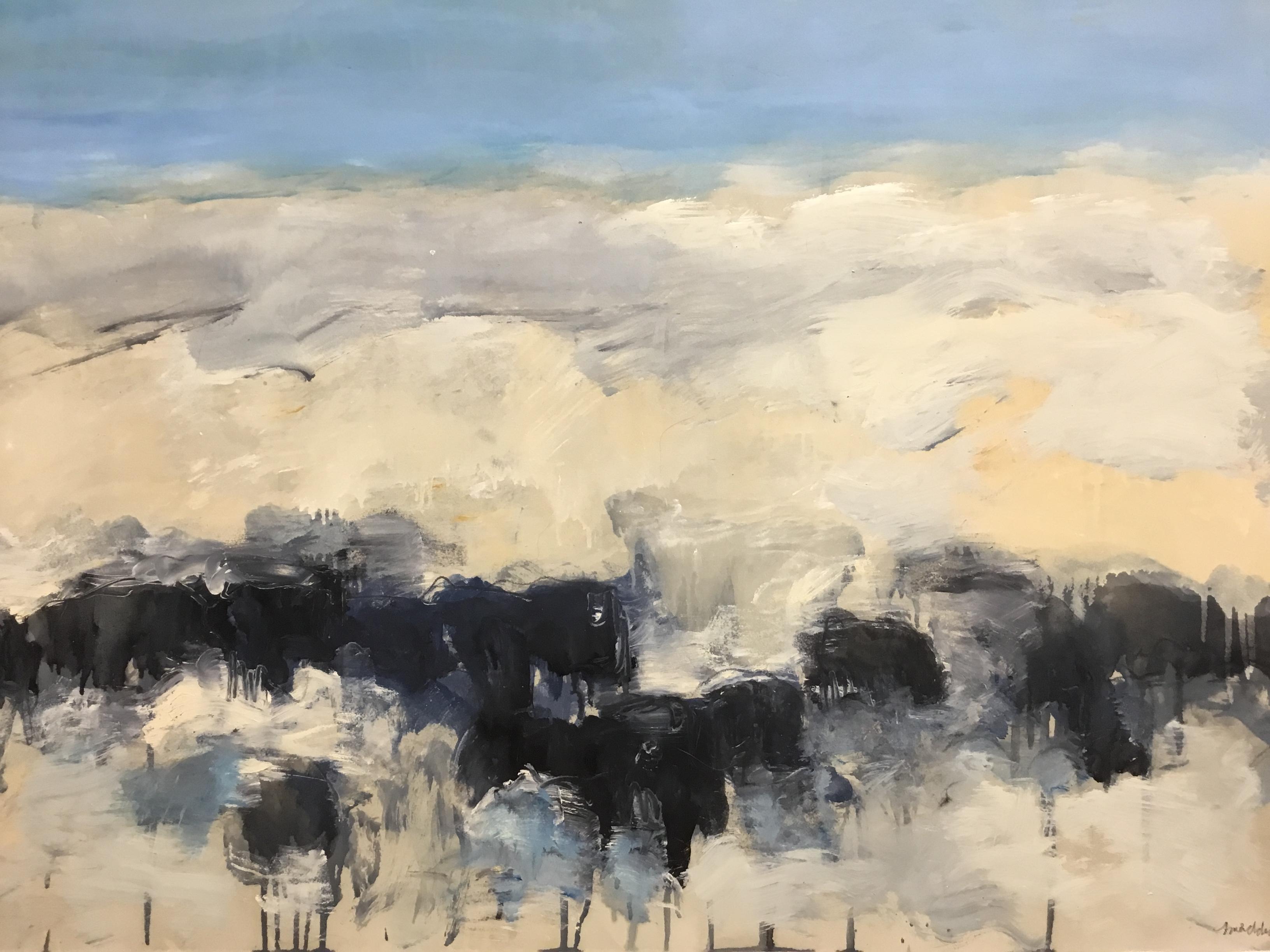 Lima Angus Dr. #10 - Contemporary Painting by Theodore Waddell