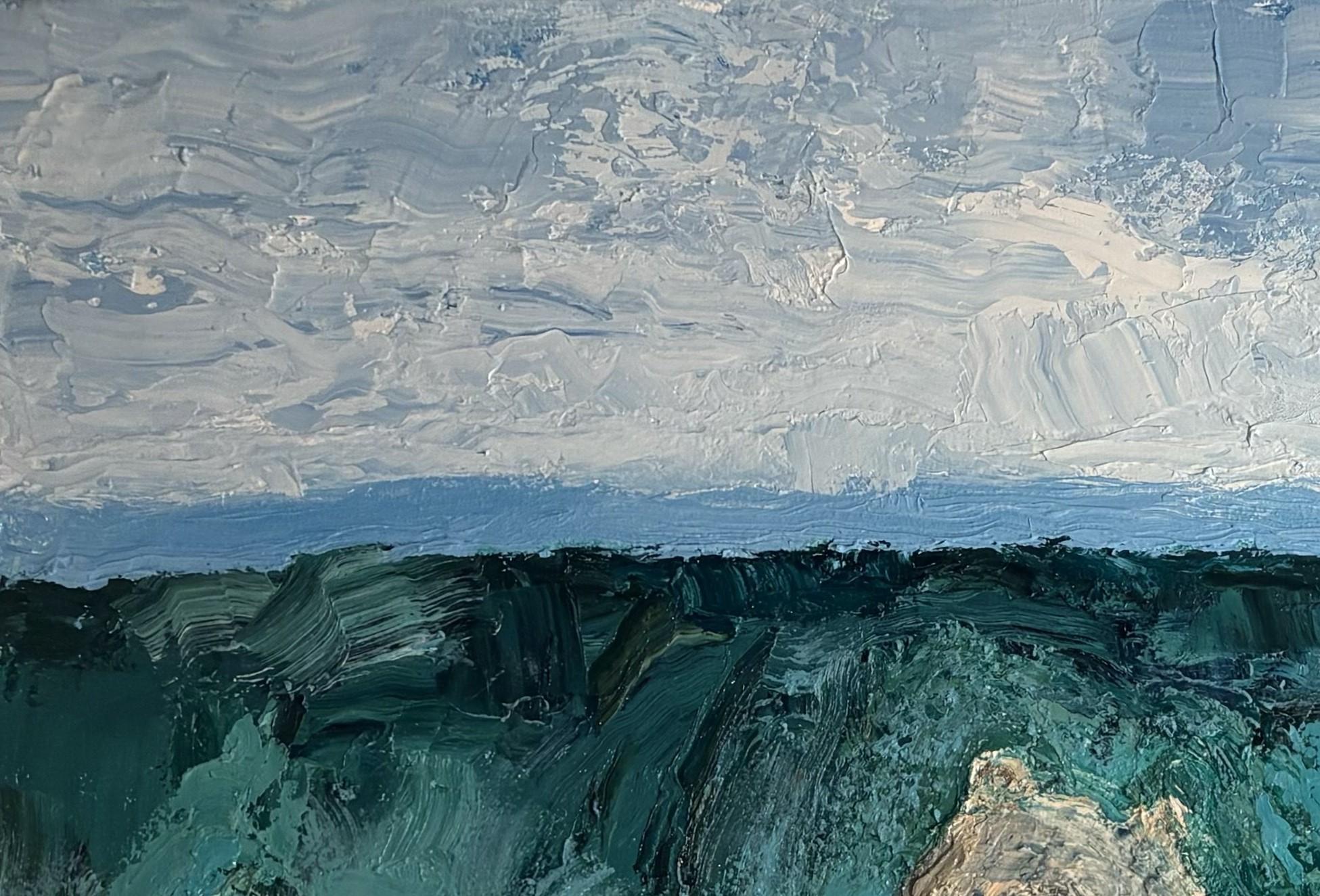 Il ghepardo di Lynn #2 - Painting Contemporaneo di Theodore Waddell