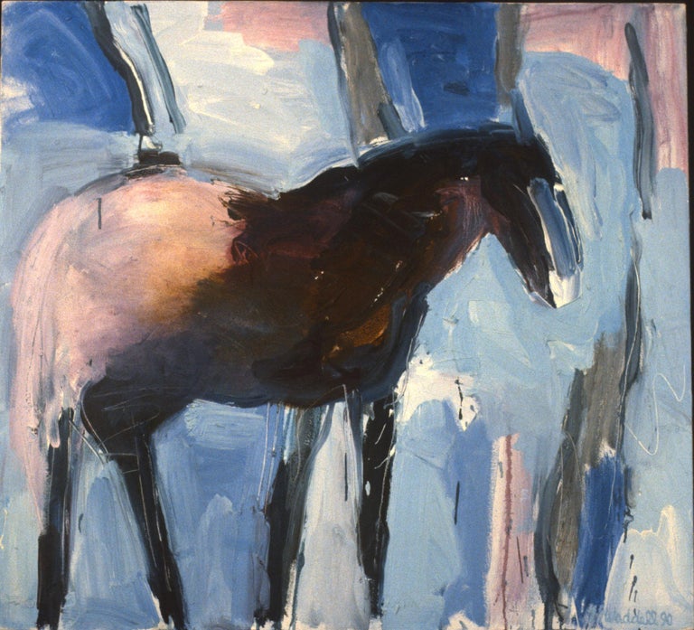Theodore Waddell Animal Painting - Pink Horse