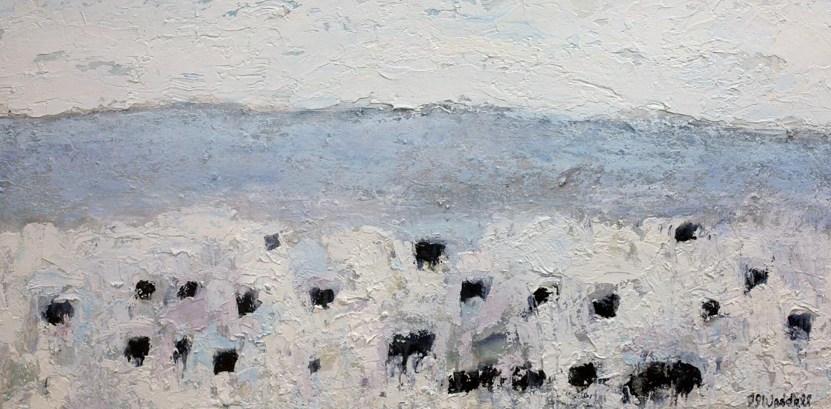 Animal Painting de Theodore Waddell - Winter Angus 18