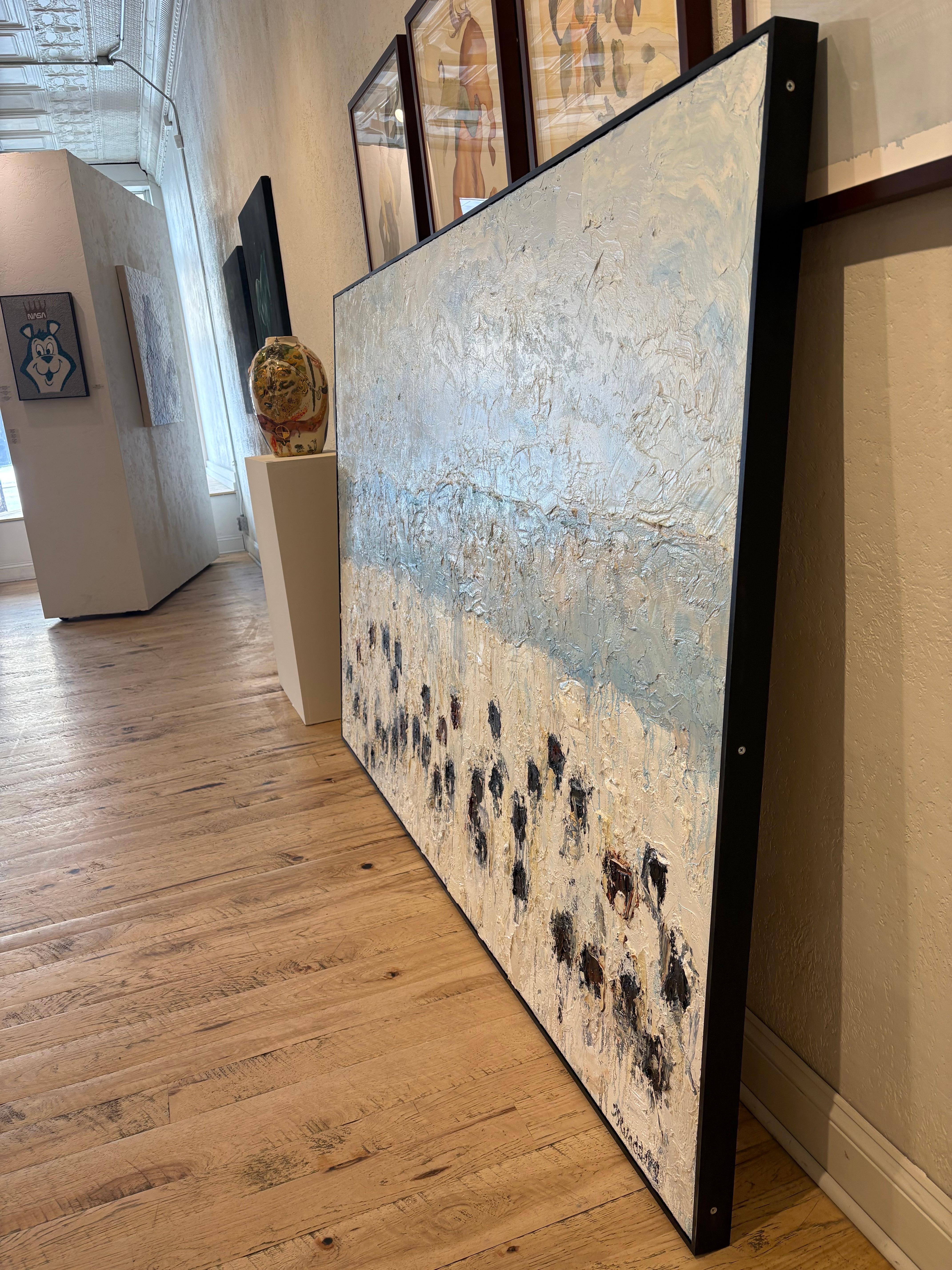Winter Angus #20 - Contemporary Painting by Theodore Waddell