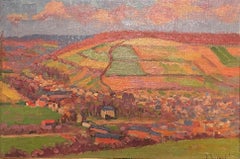 « Paysage d'automne », Theodore Wendel, impressionniste américain, Giverny, France