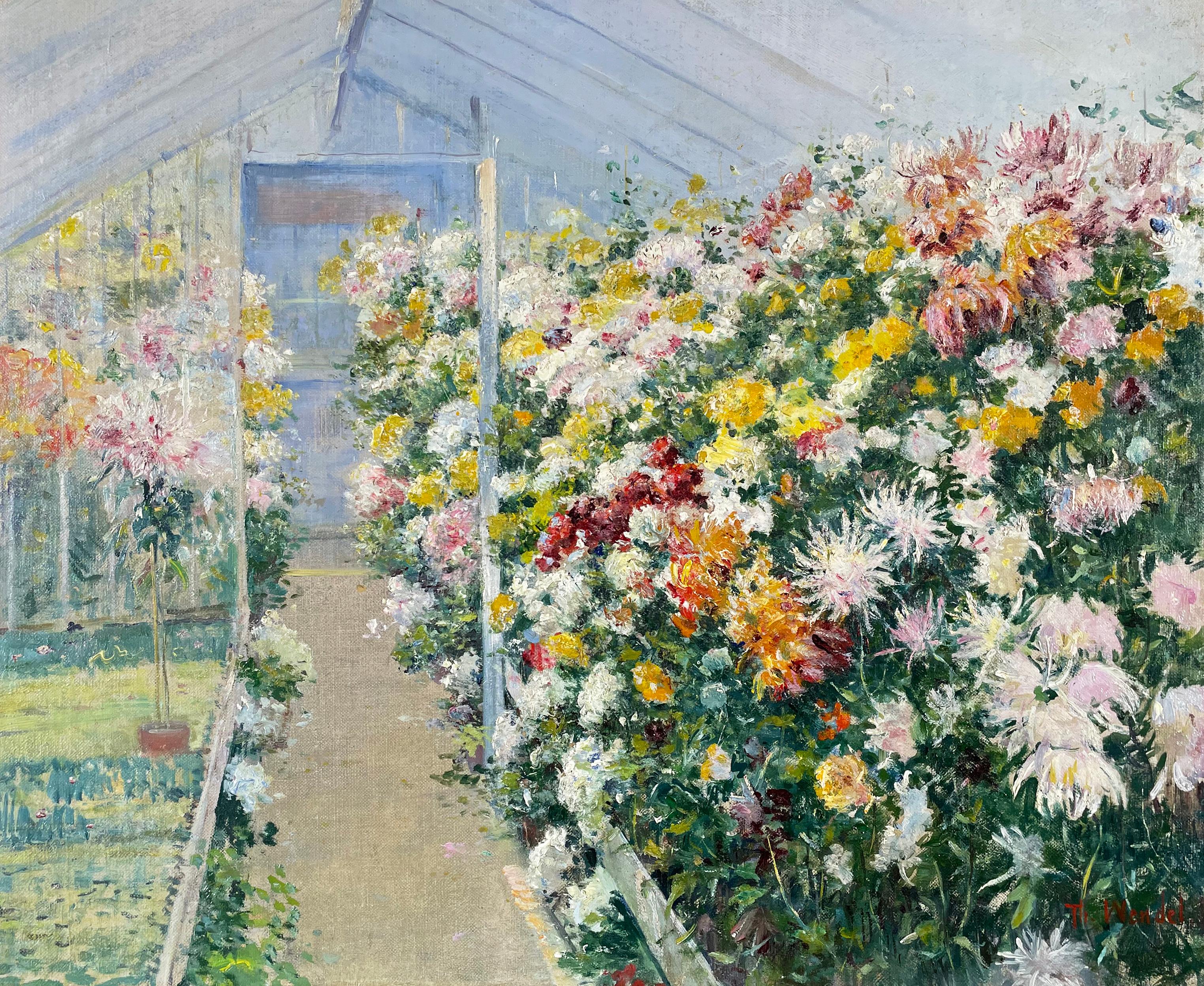Flowers in a Greenhouse