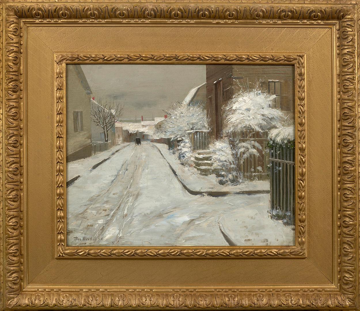 Newport, 1884 – Painting von Theodore Wendel