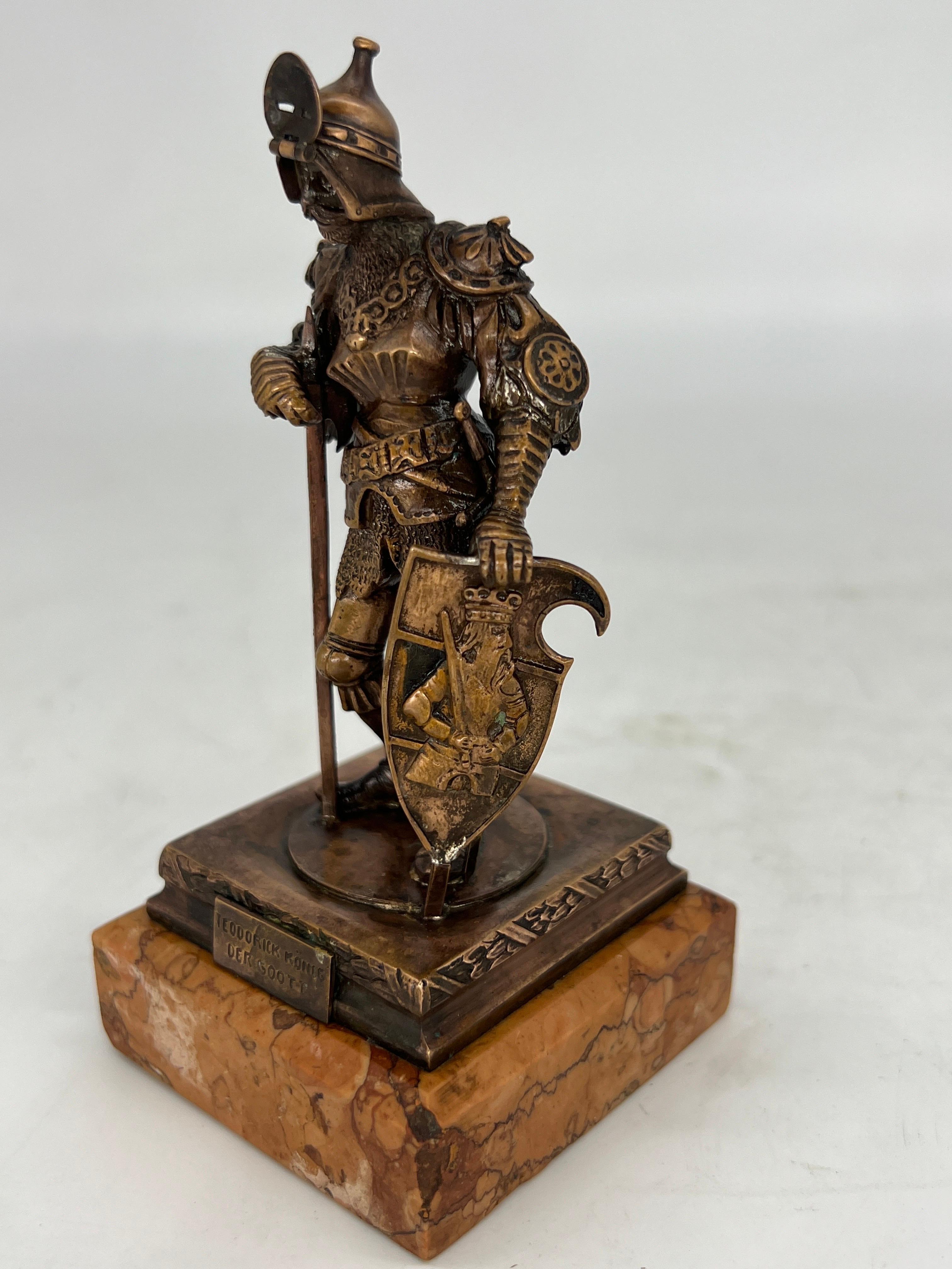 Theodoric the Great Grand Tour Bronze, After Peter Vischer the Elder (1460-1529) For Sale 2