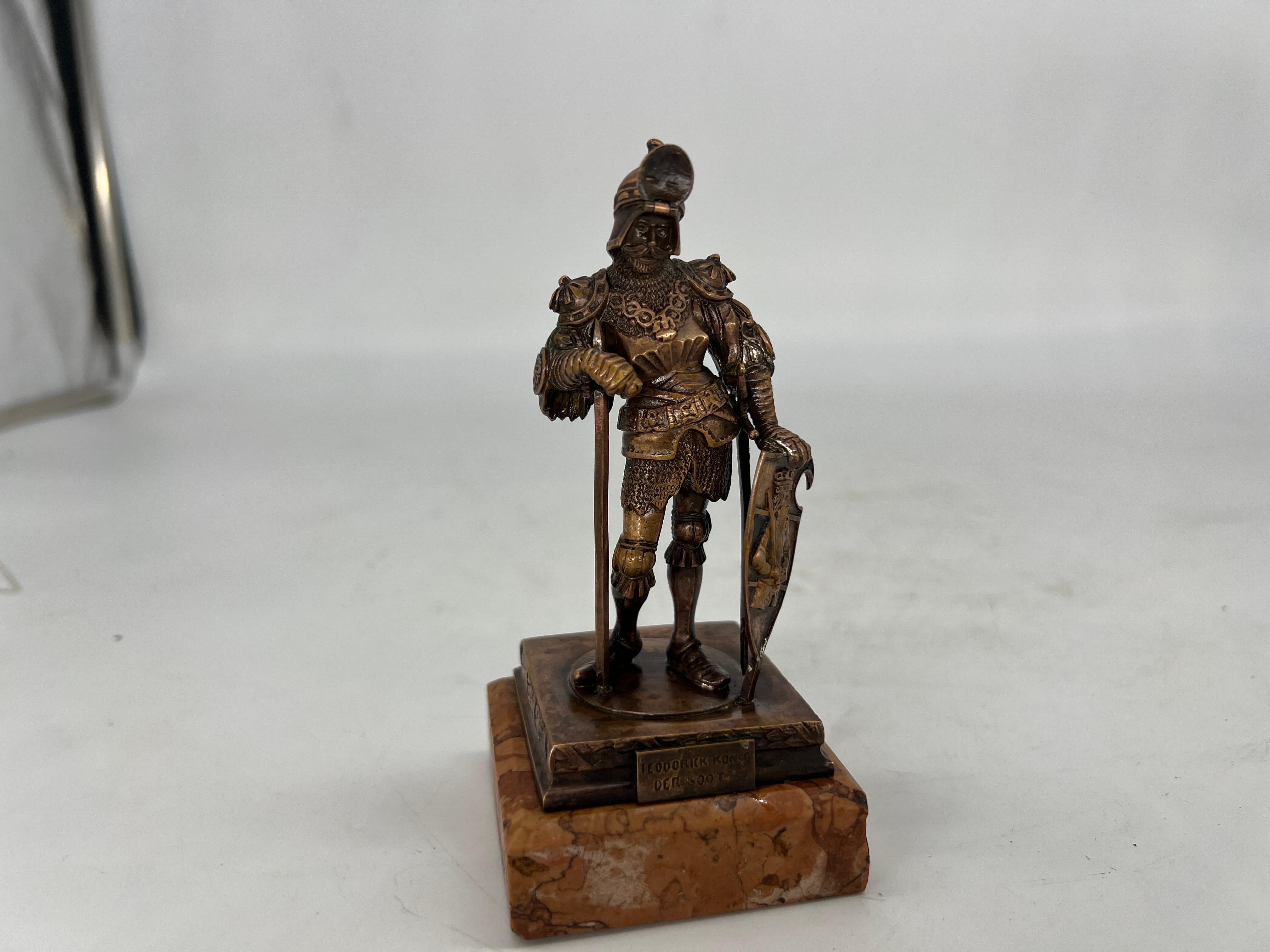 Theodoric the Great Grand Tour Bronze, After Peter Vischer the Elder (1460-1529) For Sale 3