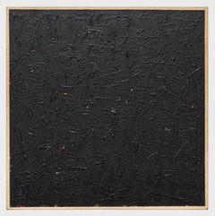#24 Acrylic on Canvas, Abstract Painting, Signed, 22x22 Inches, 1972