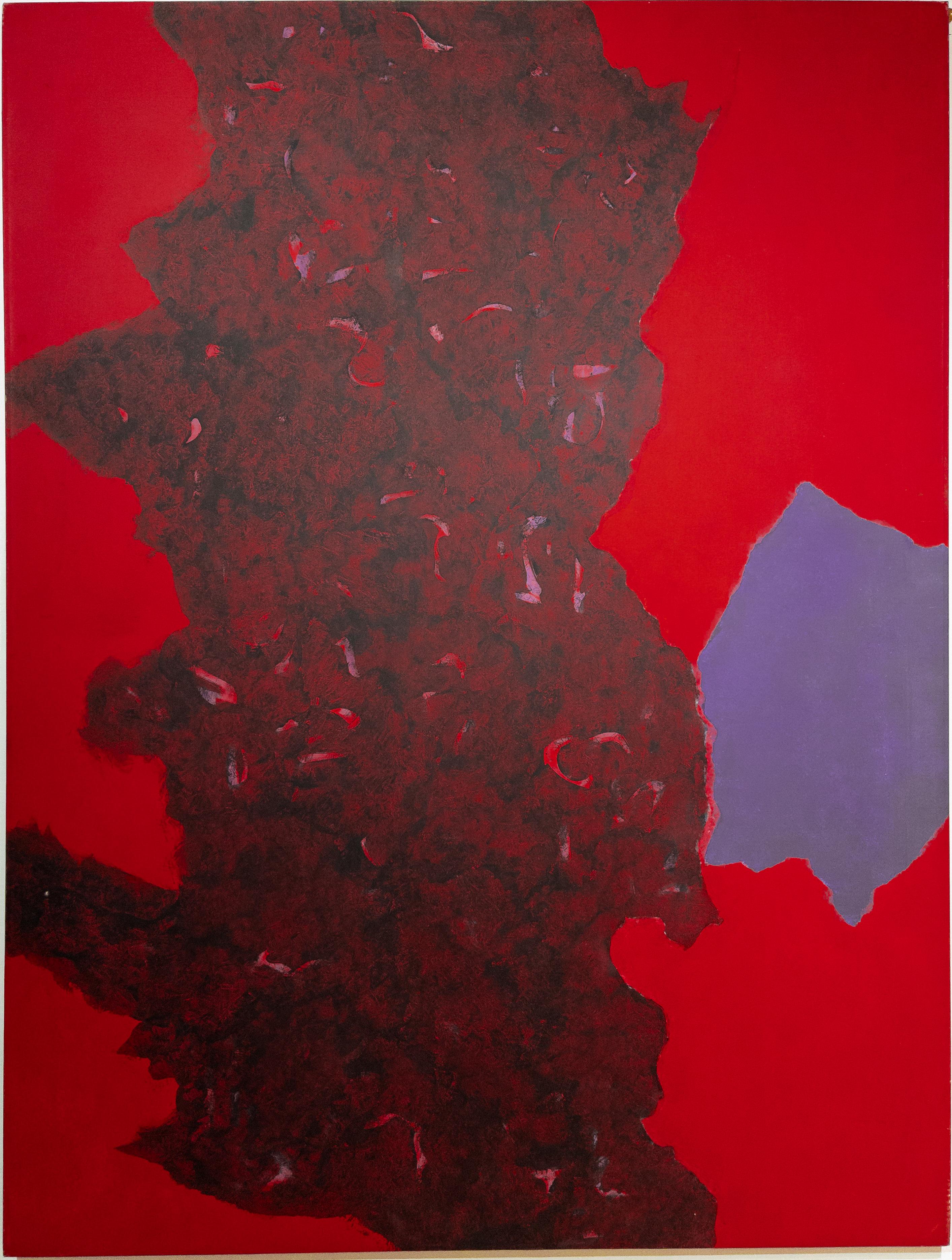 Abstract Painting Theodoros Stamos - Série Burning Bush de Jérusalem