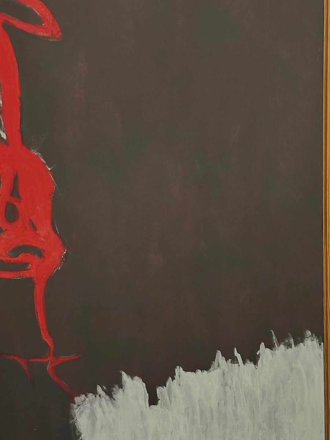 Campo Infinito, Torino Serie V, Número 1 - Abstract Painting Negro de Theodoros Stamos