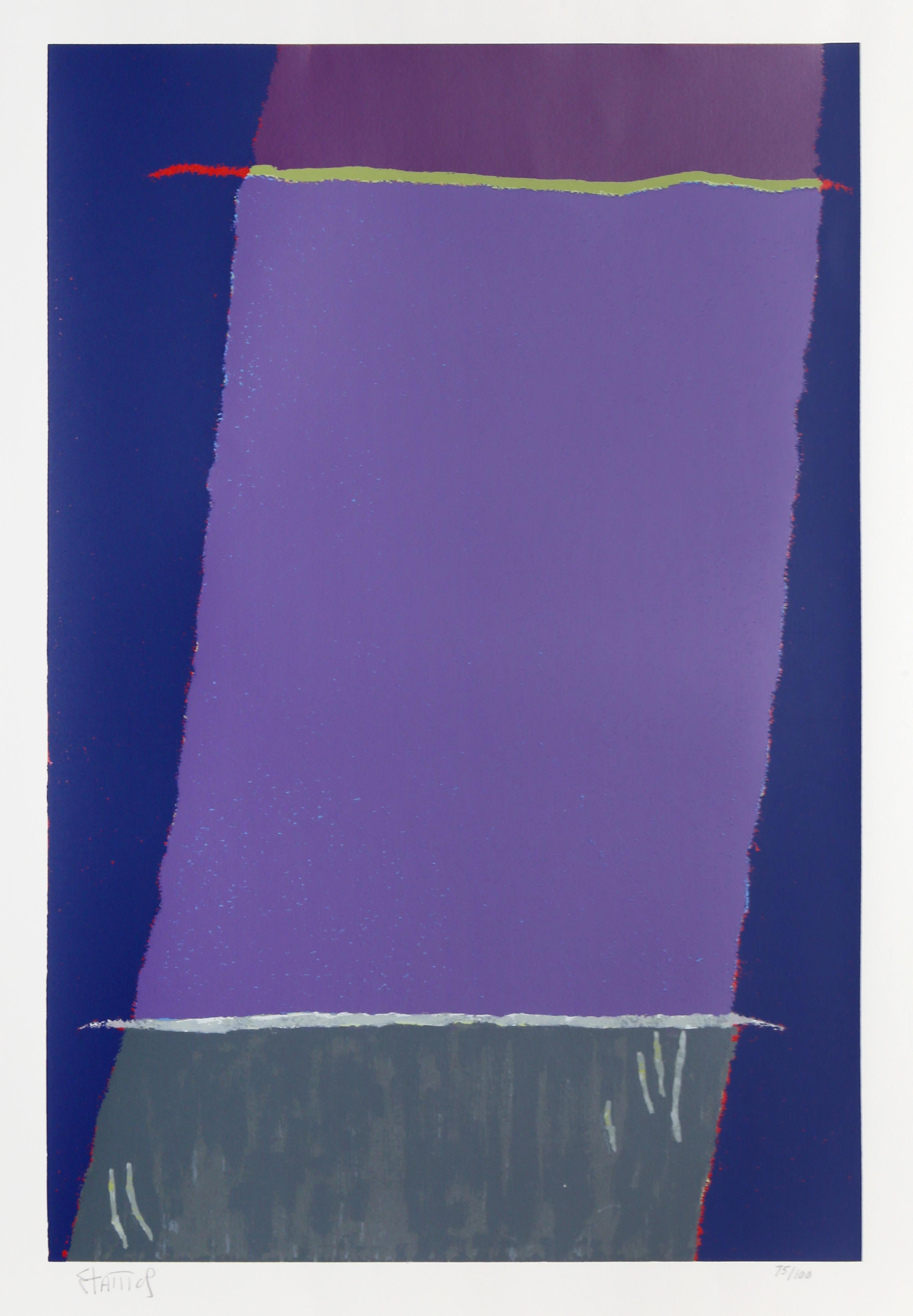 Infinity Field, Abstract Expressionist Screenprint by Theodoros Stamos