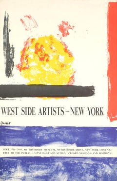 After Theodoros Stamos-West Side Artists-New York-36.5" x 24"-Serigraph