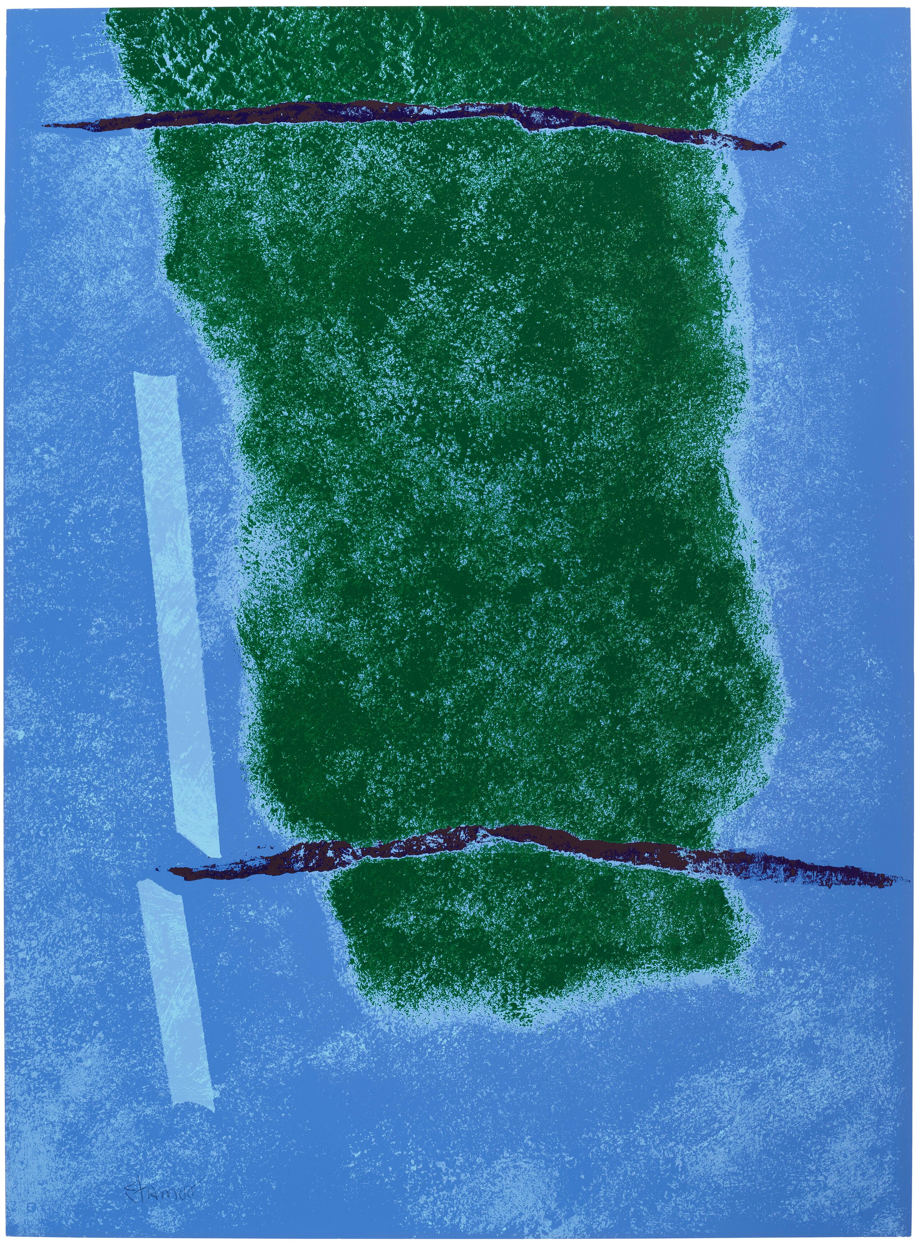 Senza titolo dalla serie Infinity Field, Lefkada - Print di Theodoros Stamos