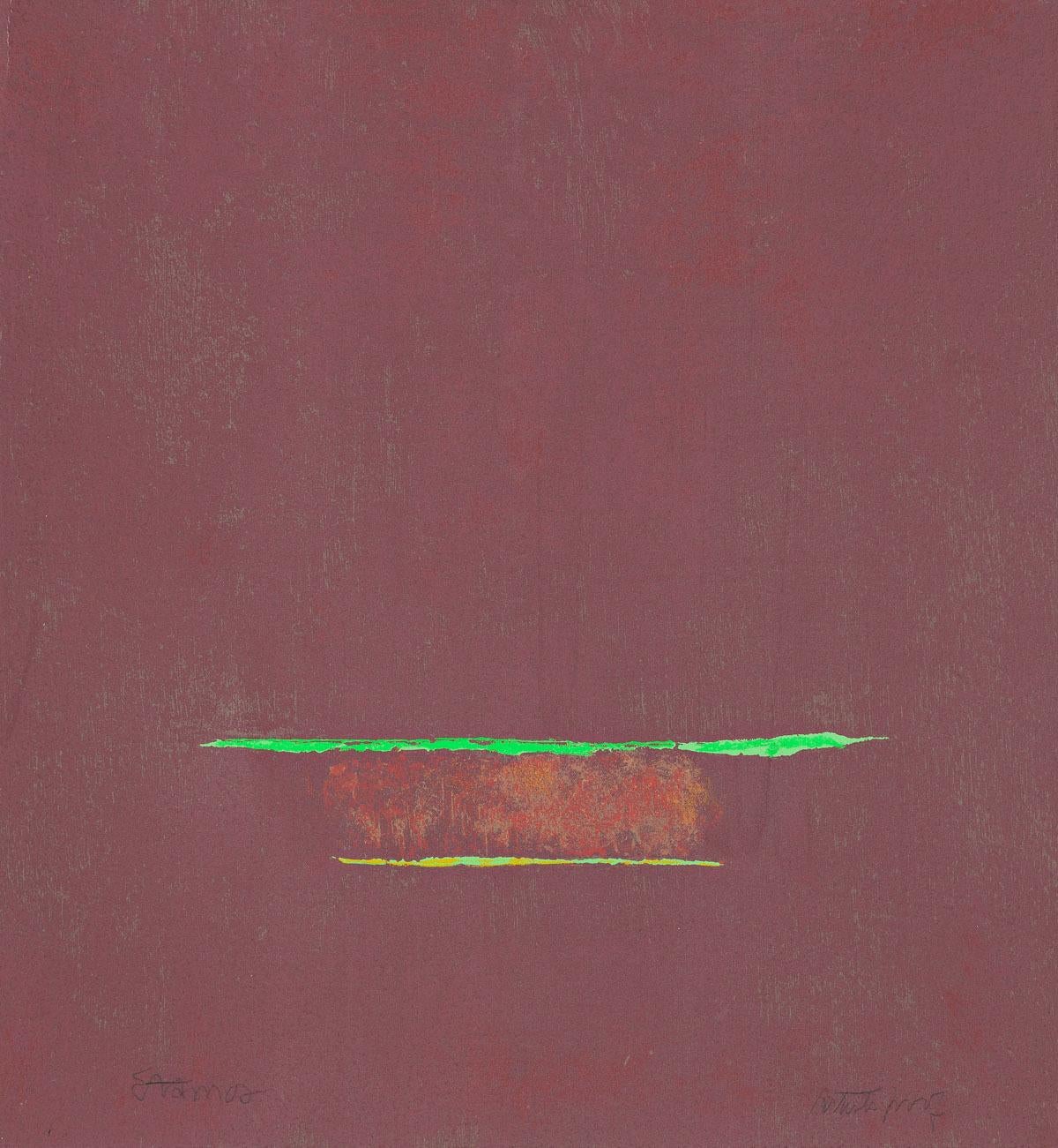 Senza titolo (Campo Infinito - Serie Lefkada) - Print di Theodoros Stamos
