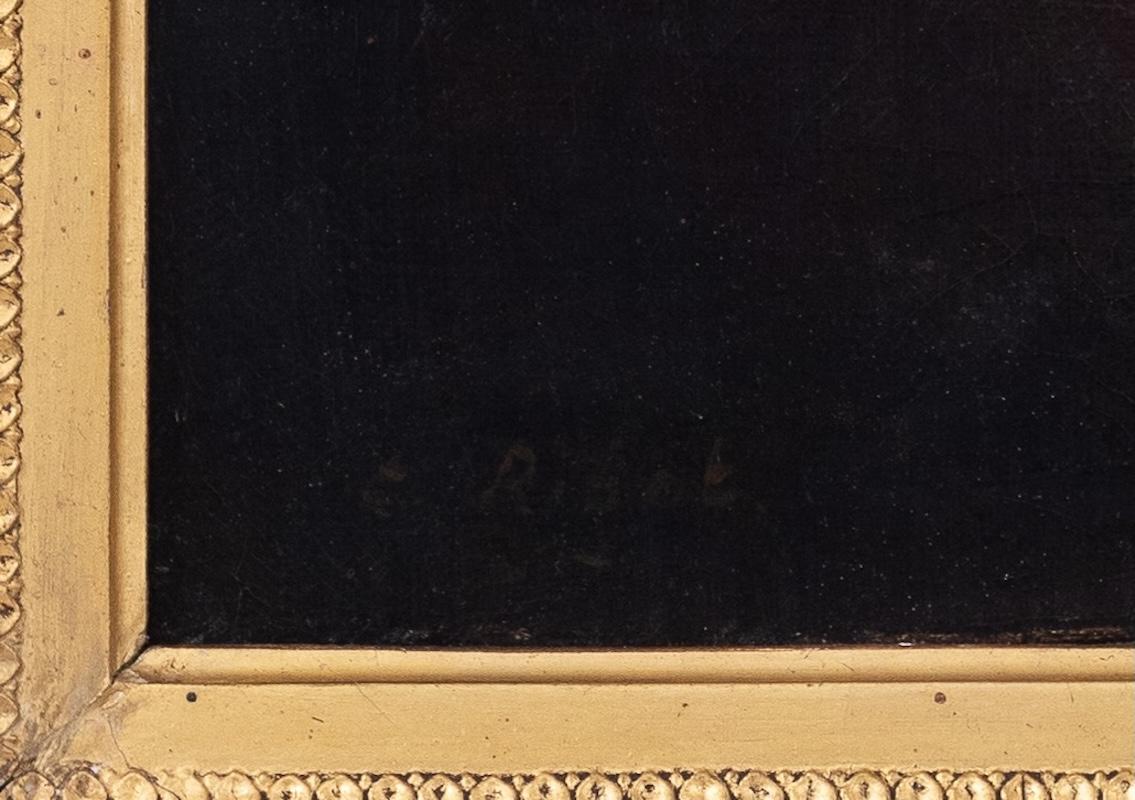 Porträt der Mutter des Künstlers (Französische Schule), Painting, von Théodule Augustin Ribot