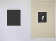 Portrait - Gravure de Théodule Ribot - 19e siècle