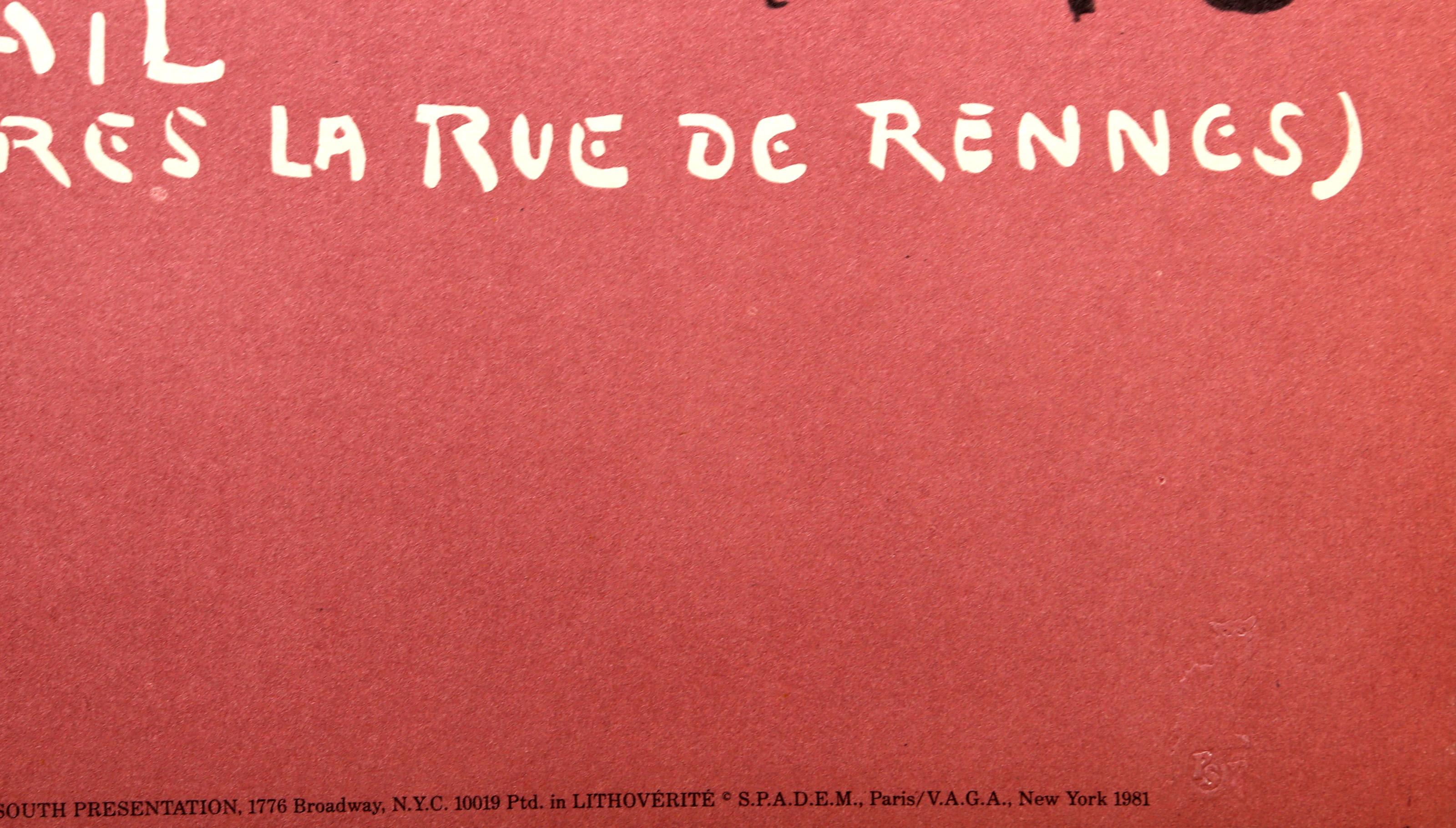 Affiche Art nouveau de Theophile Alexandre Steinlen - Print de Théophile Alexandre Steinlen