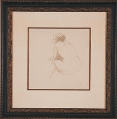 Antique "Femme Nue" by Steinlen